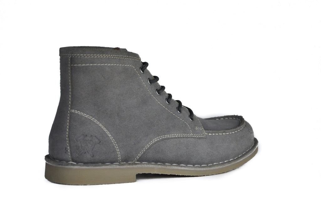 The Cooper | Grey Suede, Shop Hound & Hammer Men's Handcrafted Boots
