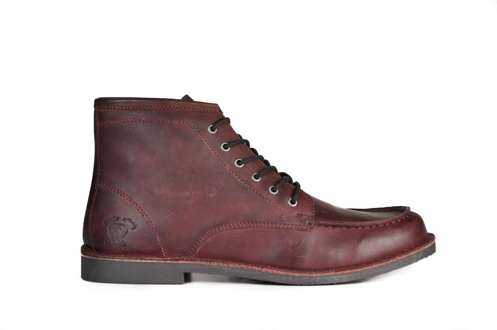 The Cooper | Oxblood Leather, Shop Hound & Hammer Men's Handcrafted Boots