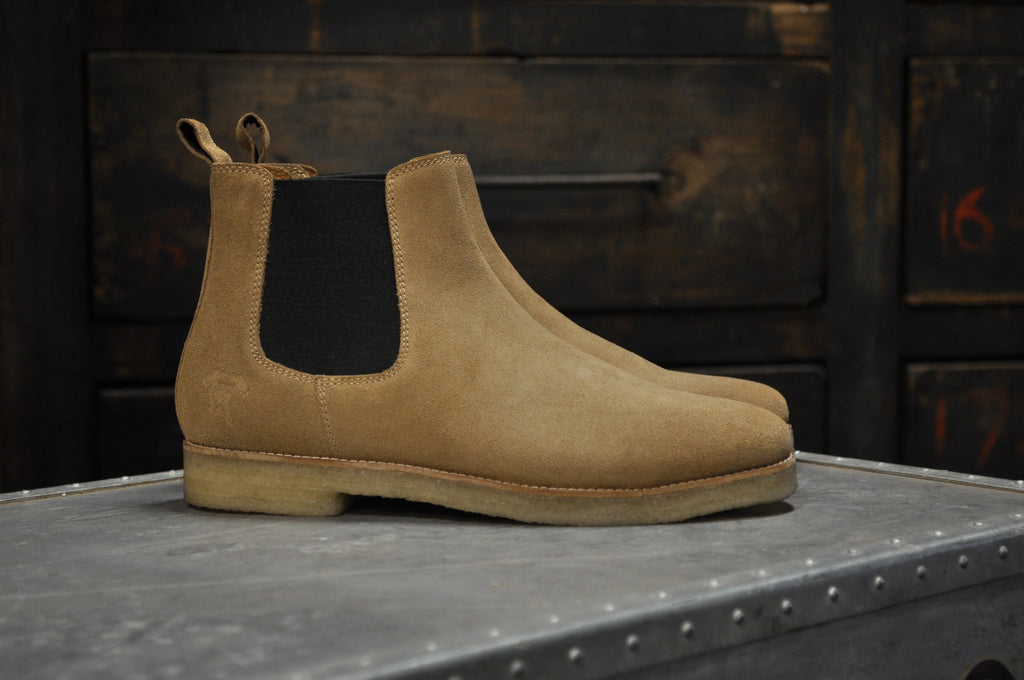 The Maddox 2 | Tan Suede, Shop Hound & Hammer Men's Handcrafted Boots