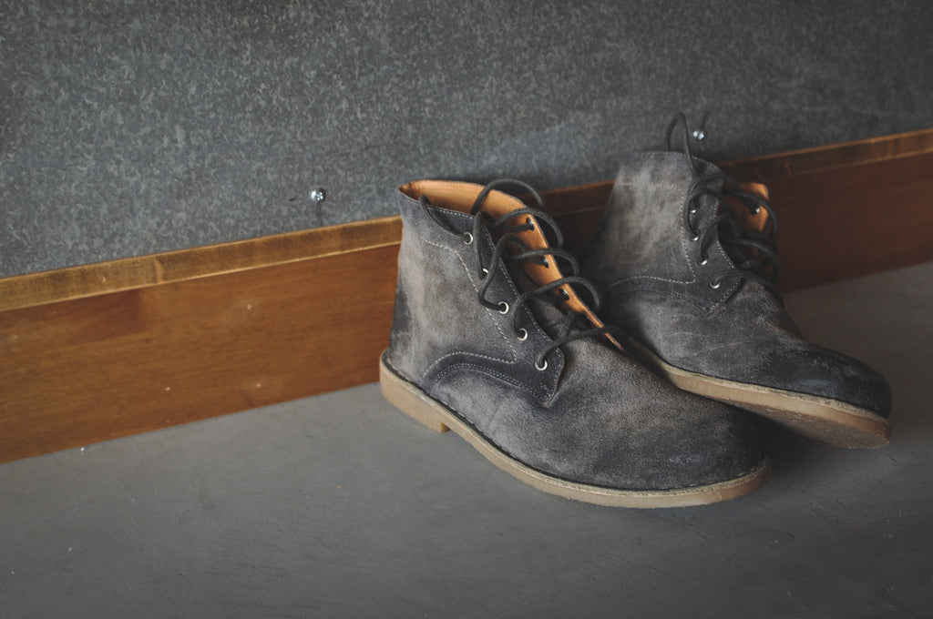 The Grover | Burnished Grey Suede, Shop Hound & Hammer Men's Handcrafted Boots