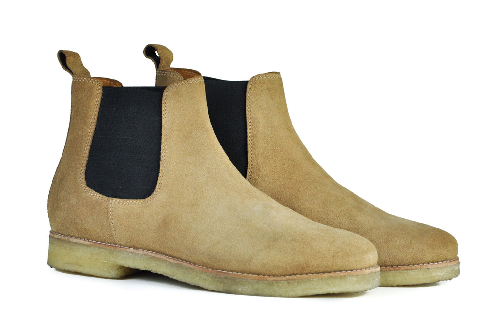 The Maddox 2 | Tan Suede, Shop Hound & Hammer Men's Handcrafted Boots