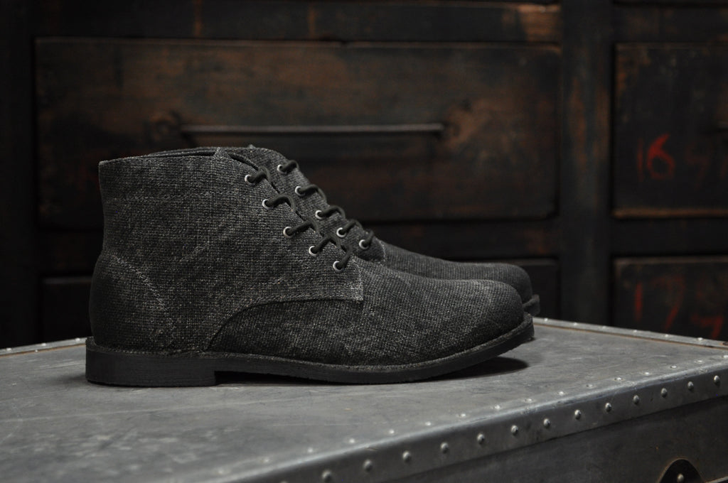 The Grover-Vegan | Charcoal, Shop Hound & Hammer Men's Handcrafted Boots