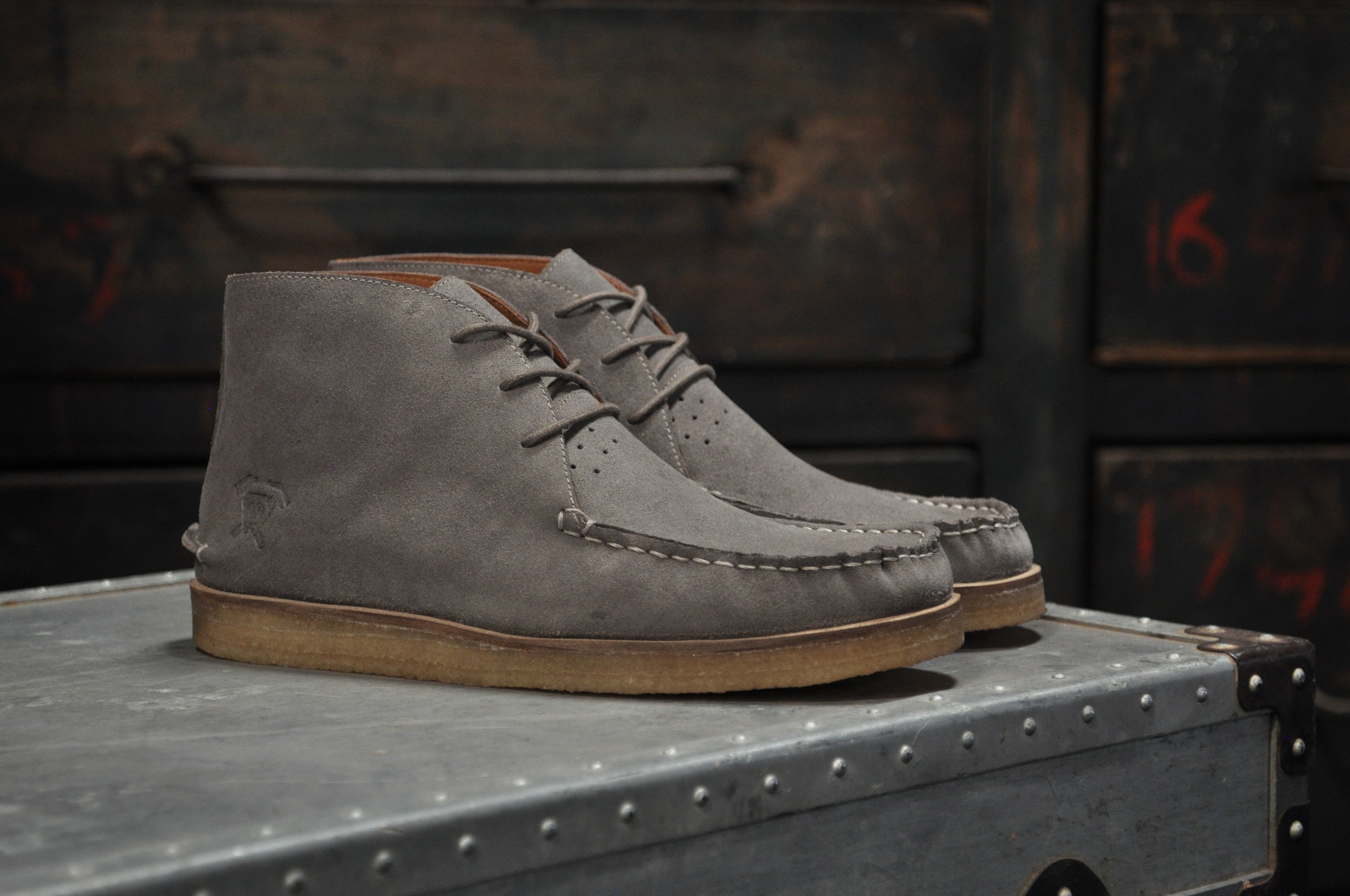 Rusteloosheid markering bord Casual Boot - The Wallace | Grey - Hound and Hammer Boots