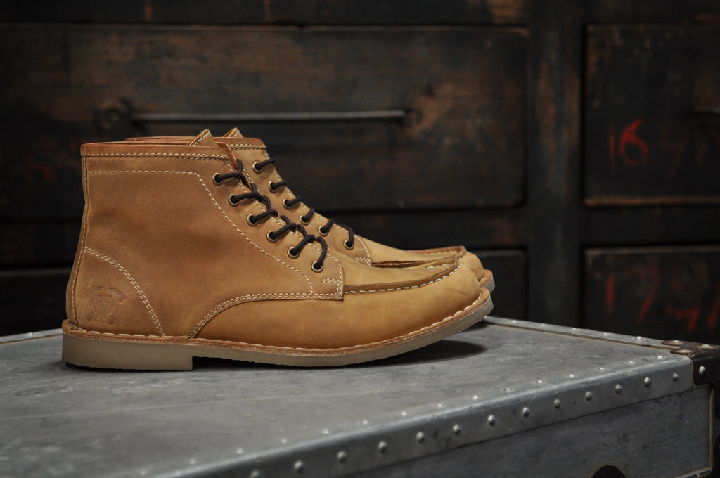 The Cooper | Crazy Horse Tan Leather, Shop Hound & Hammer Men's Handcrafted Boots