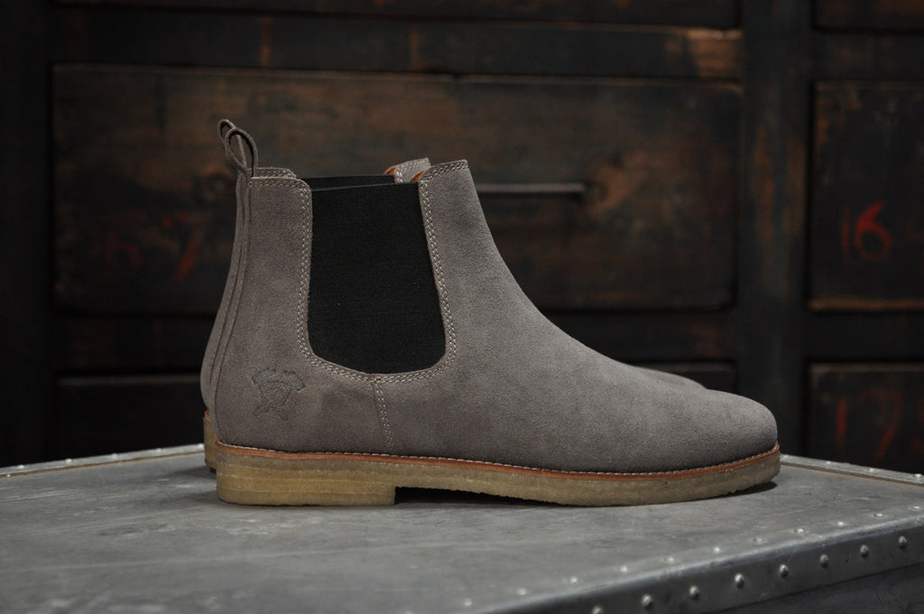 The Maddox 2 | Grey Suede, Shop Hound & Hammer Men's Handcrafted Boots