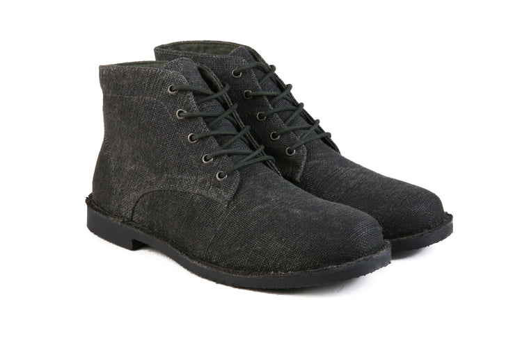 The Grover-Vegan | Charcoal, Shop Hound & Hammer Men's Handcrafted Boots