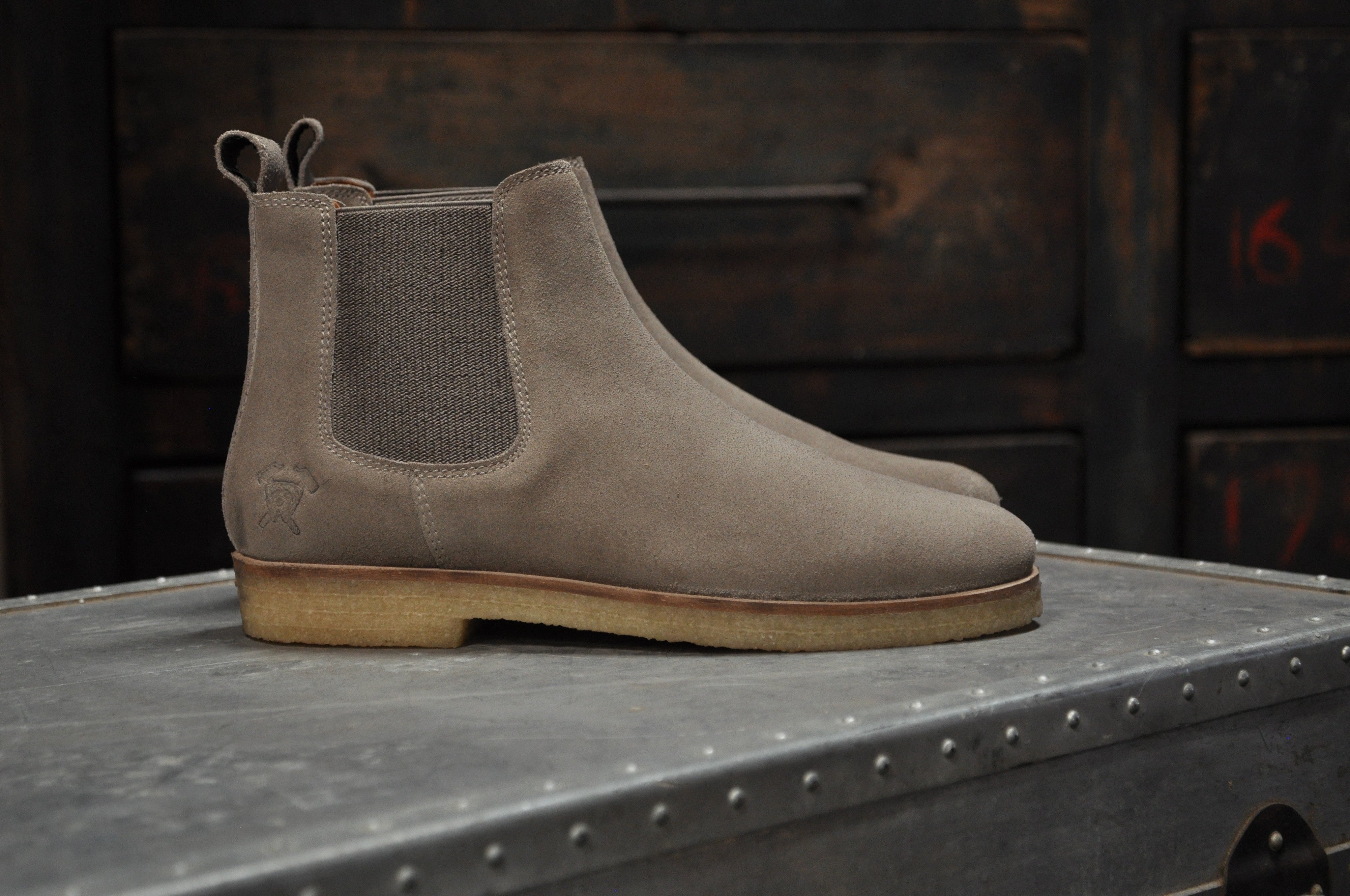 Chelsea Boot - The Maddox Mens Boot Black Suede - Hound and Boots